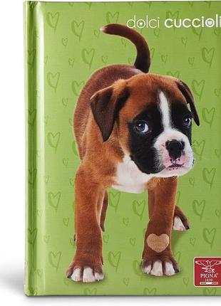 Шкільний щоденник pigna sweet puppies, 12 місяців, з цуценятами, італійською мовою