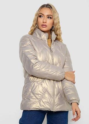 Куртка женская демисезонная, цвет бежевый, 243r226