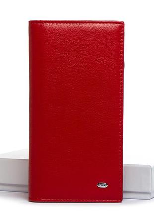 Podium кошелек classic женский кожа dr. bond wmb-3m red