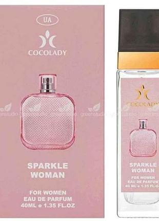 Парфюмированная вода для женщин 40мл sparkle woman ароматlacoste l 12.12 pour elle sparkle тм cocolady