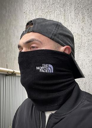 Баф флисовый черный tnf #