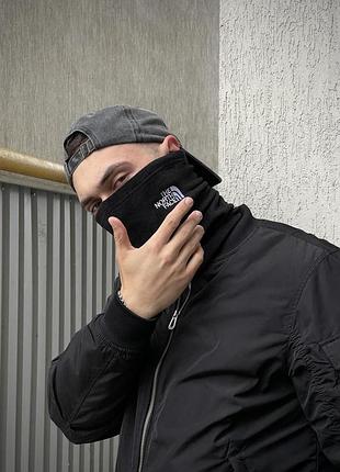 Баф флисовый черный tnf # 5