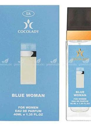 Парфюмированная вода для женщин 40мл blue woman аромат dg light blue woman тм cocolady