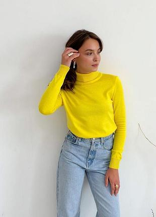 Гольф жіночий жовтий art knit