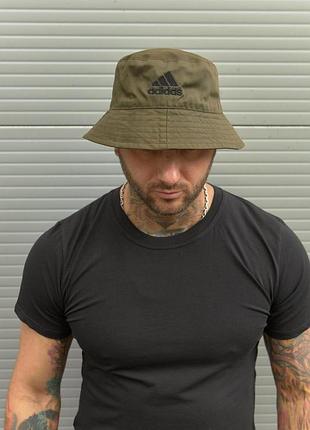 Панама бавовняна базова adidas хакі #
