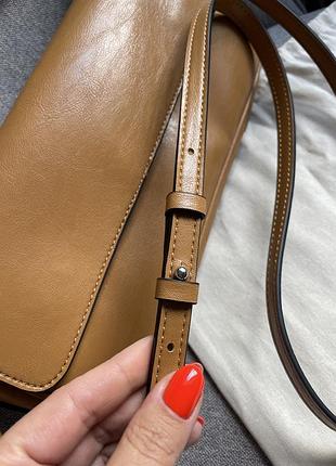 Сумка zara коричнева 2
