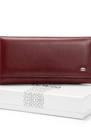Podium кошелек classic женский кожа dr. bond w46 wine red
