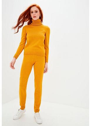 Спортивный костюм вязаный sport горчичный art knit
