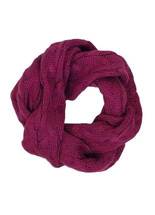 Снуд дитячий коса фуксія art knit