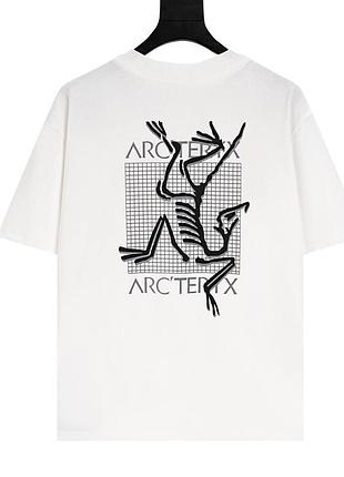 Футболка arc’teryx white 2