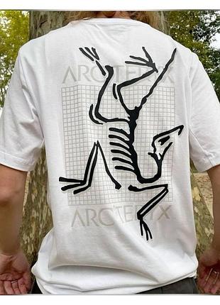 Футболка arc’teryx white 4