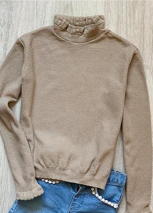 Джемпер для девочки romance беж art knit