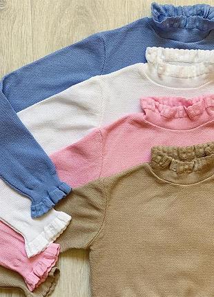 Джемпер для девочки romance беж art knit 3