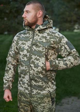 Куртка soft shell tactical пиксель зсу