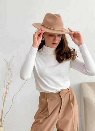 Гольф жіночий mолочний art knit
