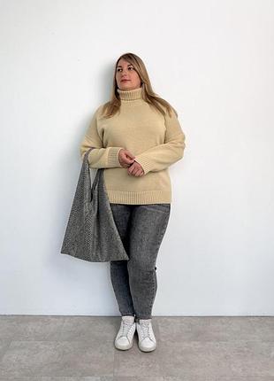 Свитер sofia бежевый art knit 9