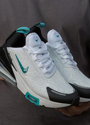 Кроссовки nike air max 270 white blue 5