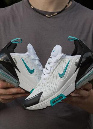 Кроссовки nike air max 270 white blue 6