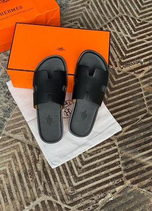 Hermes izmir sandal black 2