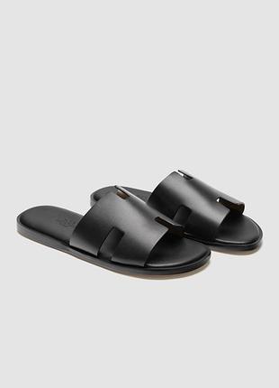 Hermes izmir sandal black 3