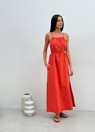 Сукня жіноча афіна коралова art knit