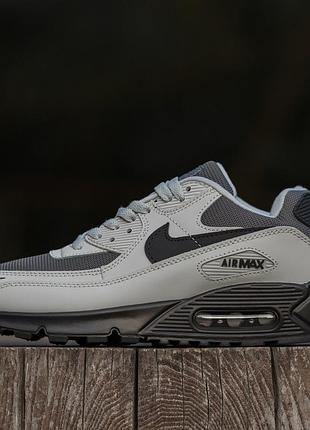 Кроссовки nike air max 90 grey white