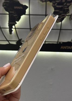 Чохол з мікрофіброю silicone case для iphone 15 pro max,чохол-накладка для айфон 15 про макс (пісочний) 7