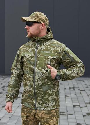 Куртка soft shell пиксель оригинал military xl
