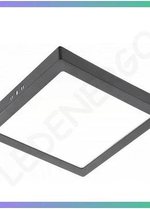 Світильник led gtv matis plus 24w 4000k накладний чорний для освітлення приміщень ip20 120° sku_oledim_ld-man24w-nbp-10