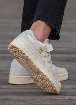 Кроссовки adidas forum 84 low suede white 6