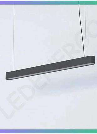 Люстра soft led nowodvorski графітовий 16вт для освітлення інтер'єру з одним цоколем g13 sku_nd-7535