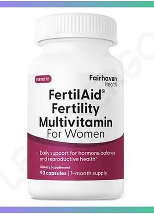 Мультивитамины для женщин fertilaid 90 капсул пренатальные витамины для репродуктивного здоровья sku_dsn_2023-10-4755