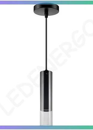 Люстра goldlux smoky черная современная 1 лампа gu10 до 10вт для дома и офиса sku_gl-328342