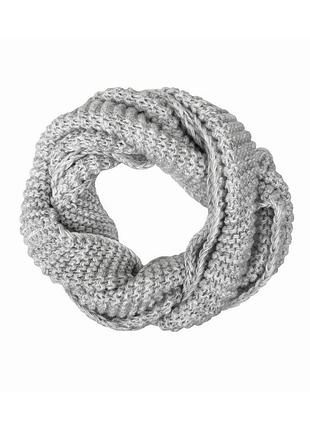 Снуд детский вязанный серый art knit