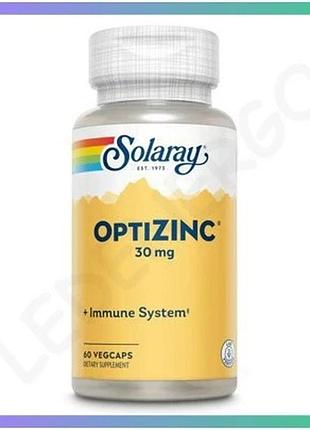 Цинк opti zinc 30mg 60 капсул для підтримки імунної системи і здоров'я шкіри та волосся sku_dsn_2022-10-1791