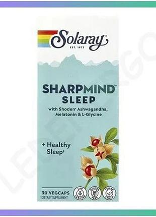 Ноотропная добавка для сна sharpmind nootropics с мелатонином и ашвагандой 30 капсул для здорового сна sku_dsn_2023-10-6973