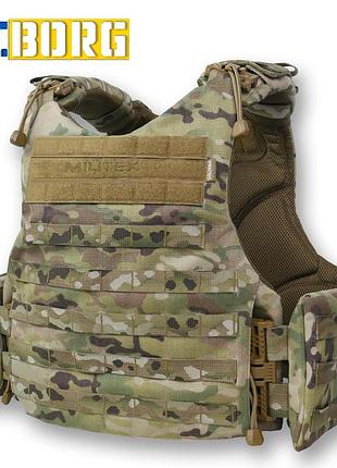 Бронежилет militex modular x-1 (увеличенная площадь защиты) multicam usa original