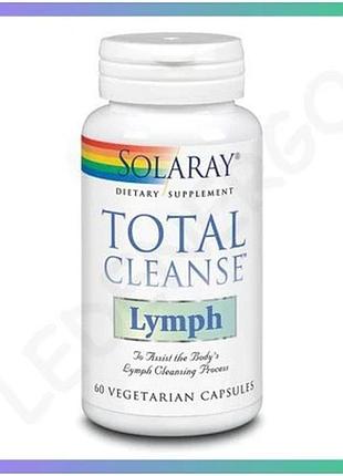 Детоксикаційна добавка solaray total cleanse lymph 60 капсул для підтримки лимфатичної системи очищенн sku_dsn_2023-10-2137