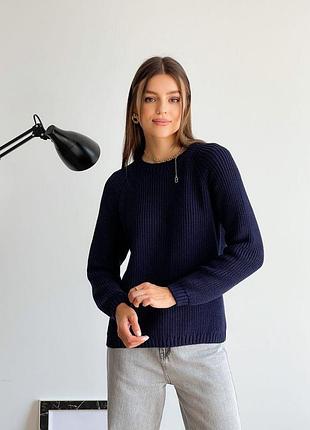 Джемпер индиго cotton art knit