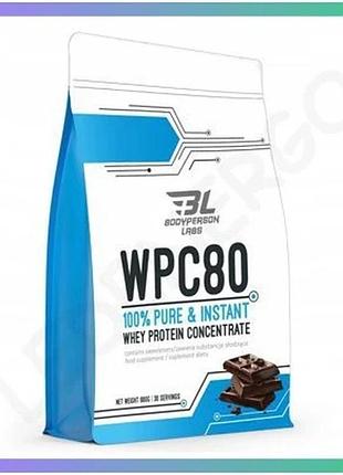 Протеин wpc80 bodyperson labs 900 г шоколадный для наращивания мышечной массы 22,5 г белка в порции sku_dsn_100-71-4430213-20