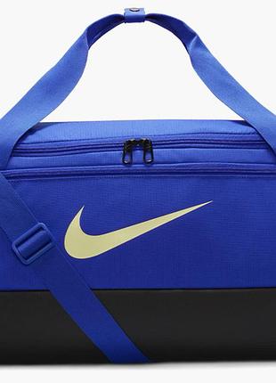 Сумка nike nk brsla s duff - 9.5 41l черный, синий уни 51x28х28 см