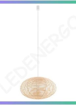 Люстра nowodvorski rattan бежевый 25вт 600мм для интерьера светильник из ротанга sku_nd-11154