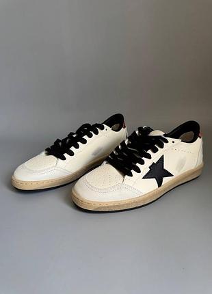 Уцінка кеди golden goo.. ball star white nappa black star 7