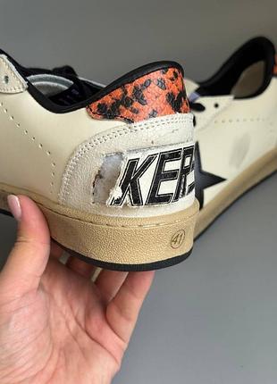 Уцінка кеди golden goo.. ball star white nappa black star 8