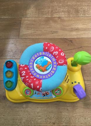 Хороший развивающий музыкальный руль для малышей vtech алфавит светофор