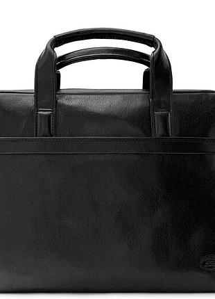Мужской портфель из натуральной кожи tony perotti italico 6031g-38 (90422) черный