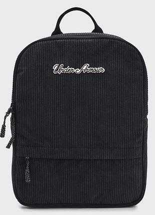 Рюкзак under armour loudon corduroy sm bp 10l черный жен 25x35,5x10 см