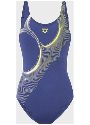 Купальник закритий для жінок arena ripples swimsuit u back b синій жін 42