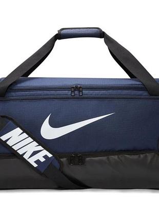 Сумка nike nk brsla m duff - 9.5 60l синій, чорний уні 63,5х30,5х30,5 см