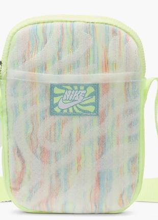 Сумка кросс-боди nike nk heritge s crssbdy-fstvl 2.0 1l салатовый уни 18x13x3 см